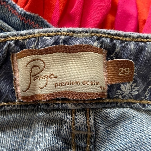 Paige Jeans Reworked Denim Skirt Hippy Boho Women’s Size 29 - Picture 10 of 10